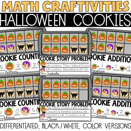 Halloween Cookies Math Craft