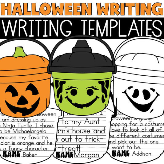 Halloween | Happy Buckets | Writing