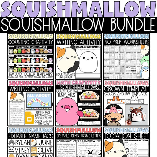 Squishmallow Activities