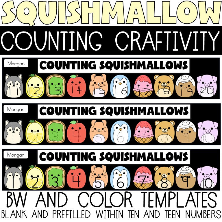 Squishmallow Activities