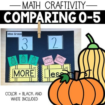 Comparing Numbers: Pumpkins and Gourds